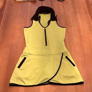 Olaya Sport Lime Green Golf Dress, Size Small